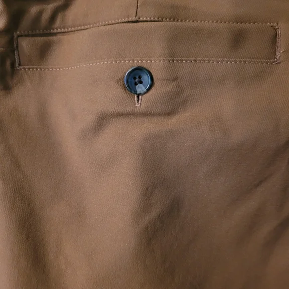 Prana mens slim fit atypical 5 pocket brown pants - 35 X 32.         L89 - Picture 6 of 9